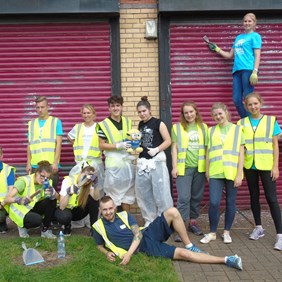 Polish young people volunteer in Belfast