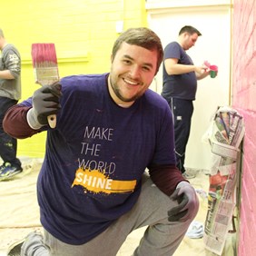 A Brush With Kindness: Workday Volunteers