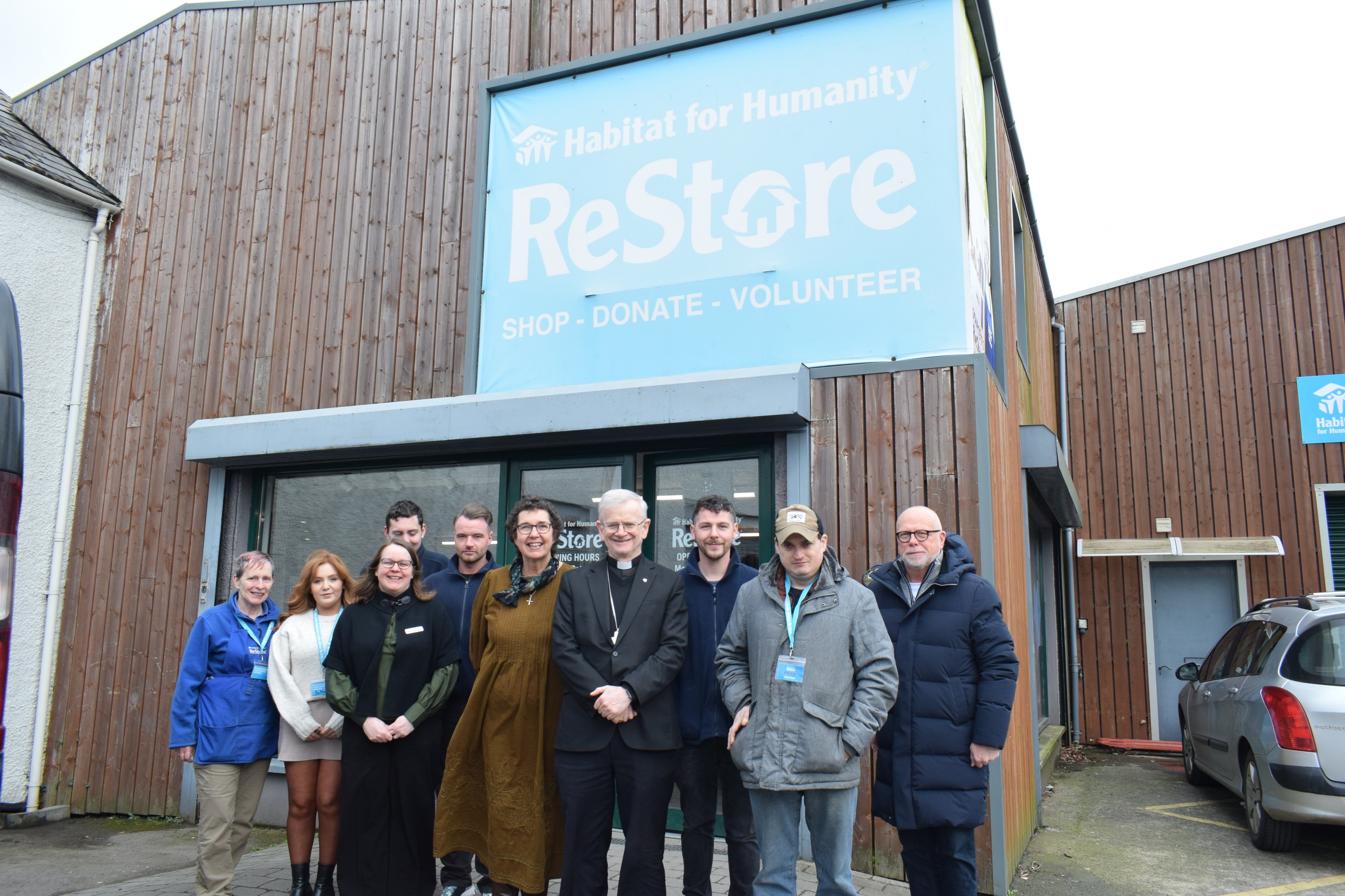 Bishop Alan visits local Habitat ReStores
